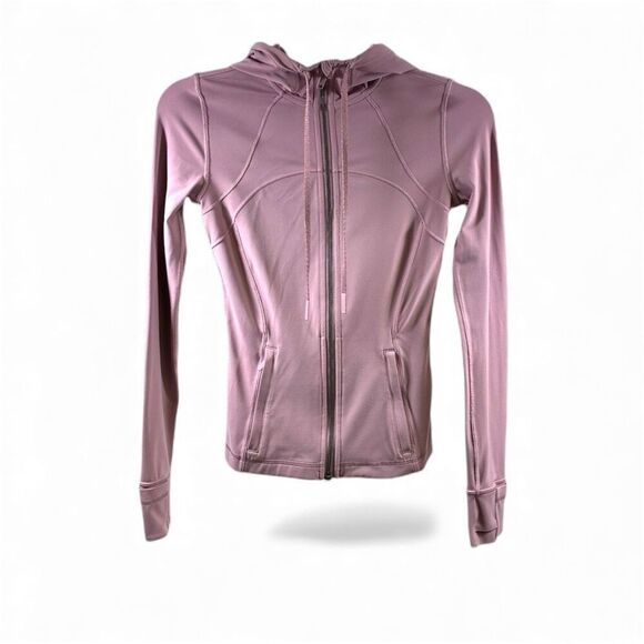 Lululemon Define Jacket Hooded in Pink Size 2